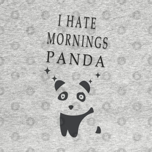 I hate morning panda,I hate morning people by fanidi